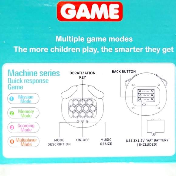 Hello Kitty Handheld Electronic Pop-It Game MY MELODY - Picture 2 of 2